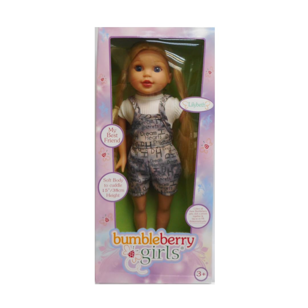 "Lotus - Bumbleberry - Miss Lilybrth 15"" - Soft Bodied Doll | Huggable Doll for Girls "