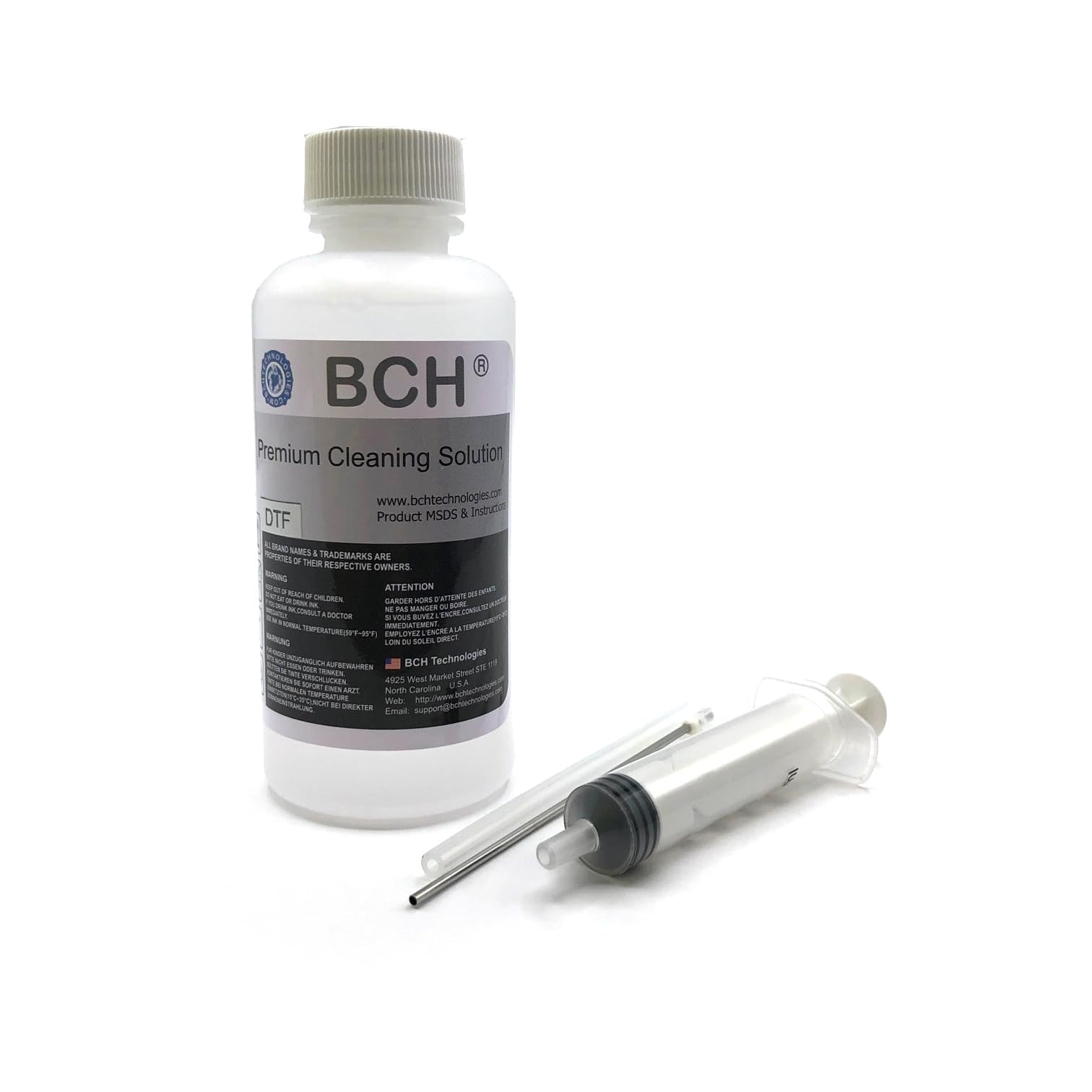 BCHPremium Cleaning Solutions for DTF Inks - MaxStrength Against White Ink Clog