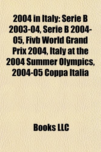 2004 in Italy: Serie B 2003-04