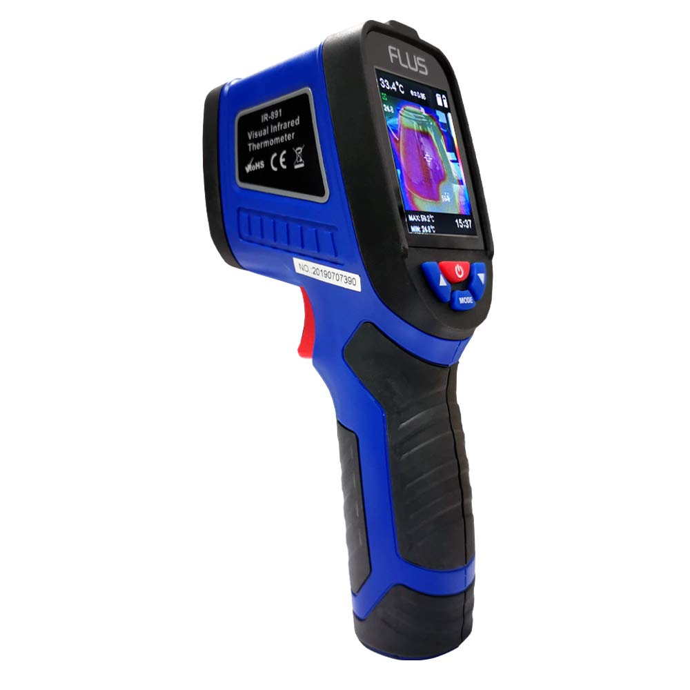 Infrared Thermal Imager Temperature Range from -20~380°C, Advanced Image Capture Function, and Selectable IR Palette Viewing (Model IR-891)