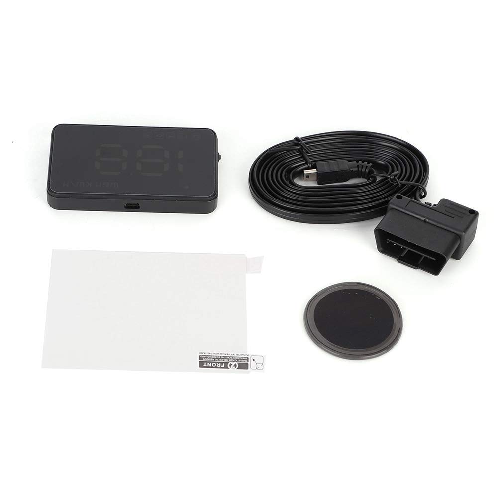 Suuonee Car Head Up Projector, A1000 3.5in OBD2 System Universal Car HUD Head Up Display Projector