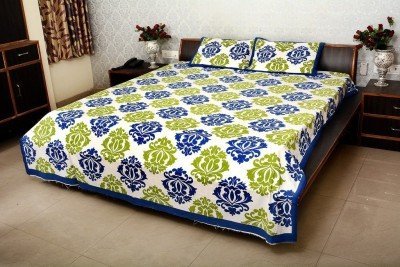 Monique Super Deal Bedsheet Double with Pillow Cover, Jaipuri Cotton King Size,Super Quality