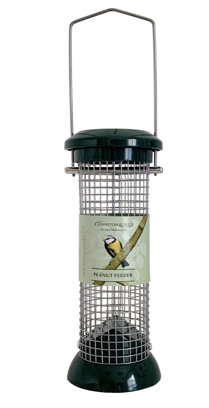 Green Cast Peanut Feeder 20cm x 1 All Metal Wild Bird Feeder SMF