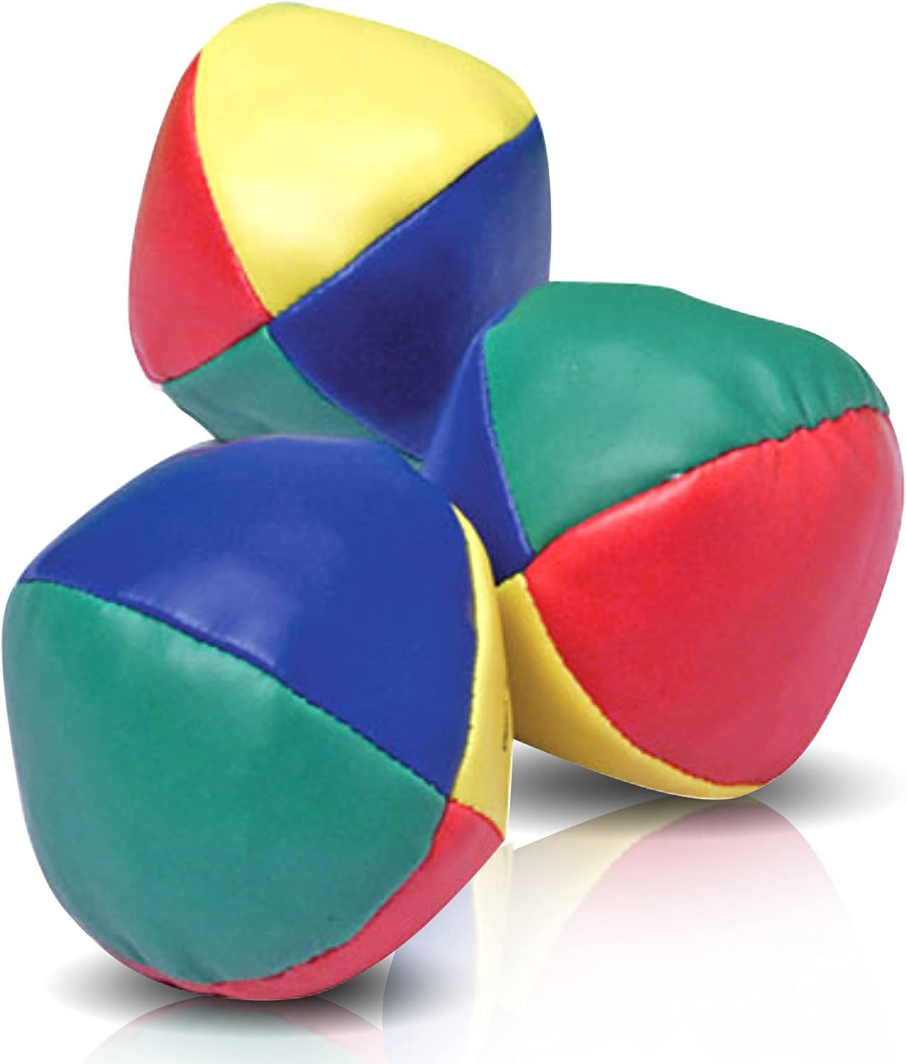 THE WHITE SHOP Juggling Balls-Multicolor, Vinyl,Transparent/3pcs