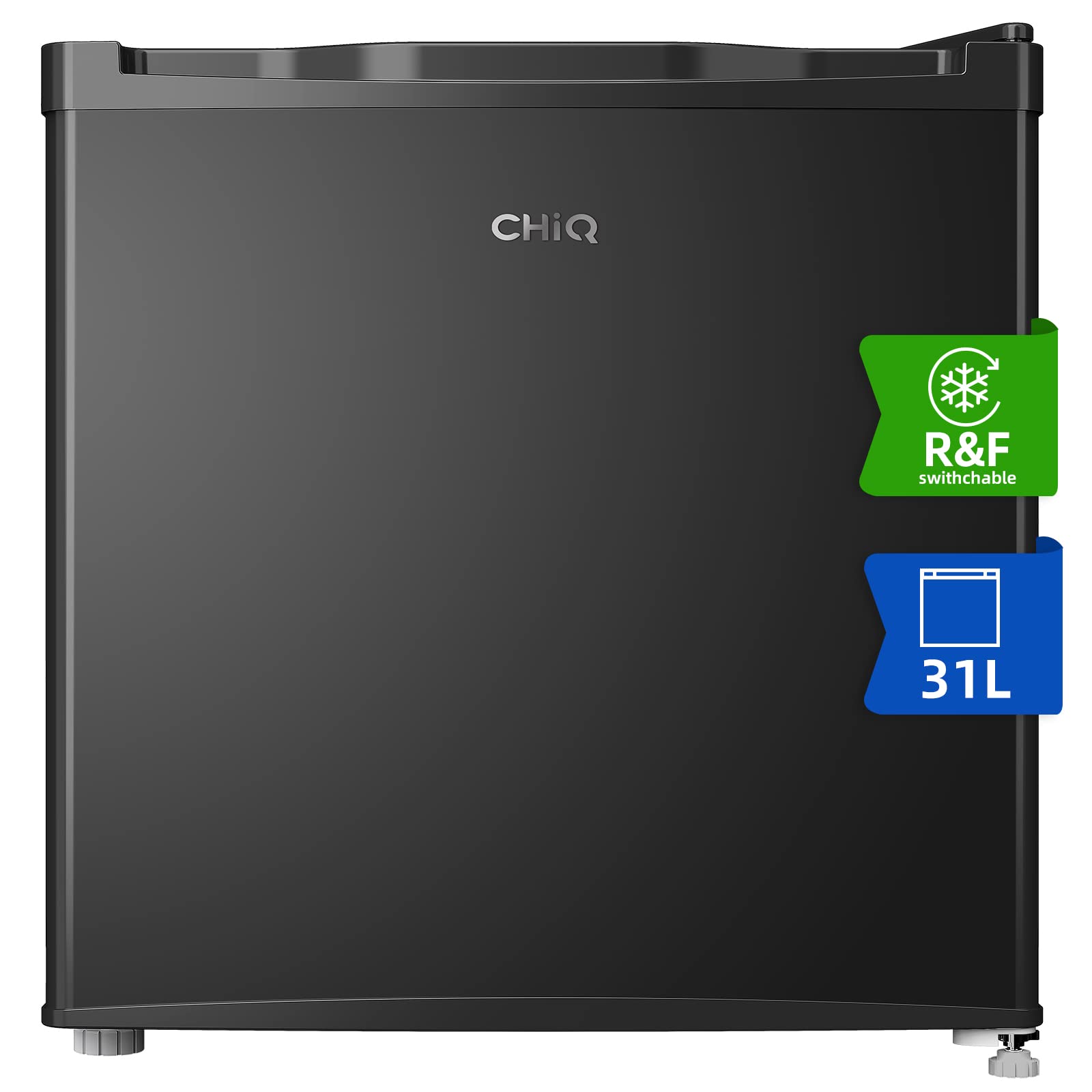 CHiQ CSD31D4EU, Mini Freezer, Upright Freezer, 31L, Dual Purpose, 4 Star Freezing, for Table Top,12-Year Free Warranty on The Compressor