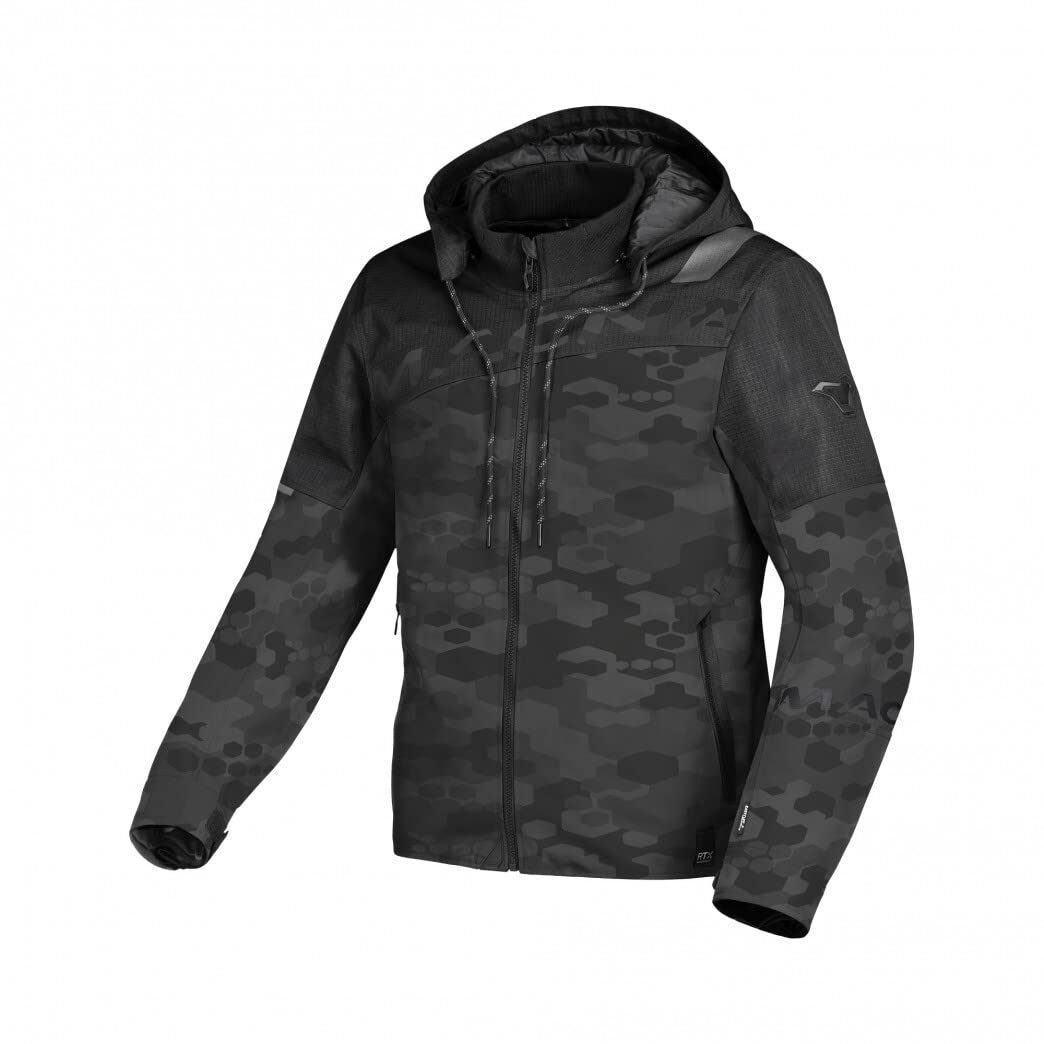 Macna Men's Racoon Camo Waterproof Motorcycle Textile Jacket City