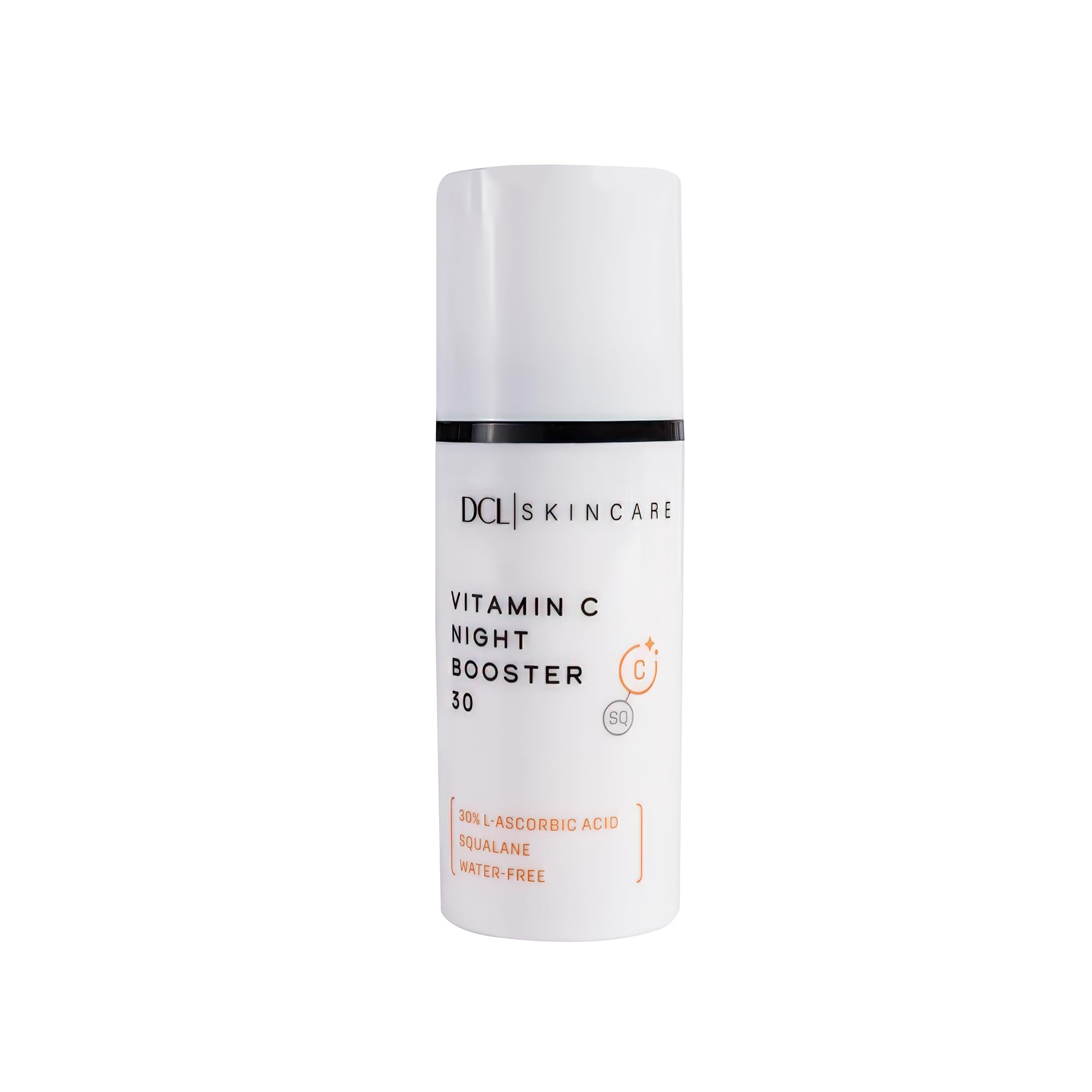 DCL Skincare Collagen Strengthening Vitamin C Night Booster with 30% L-Ascorbic Acid Clincially Proven Waterless Vitamin C, 1 Fl Oz