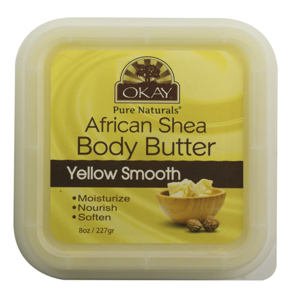 Okay Shea Butter Smooth Yellow 8 Ounce - Pack Quantity: 1