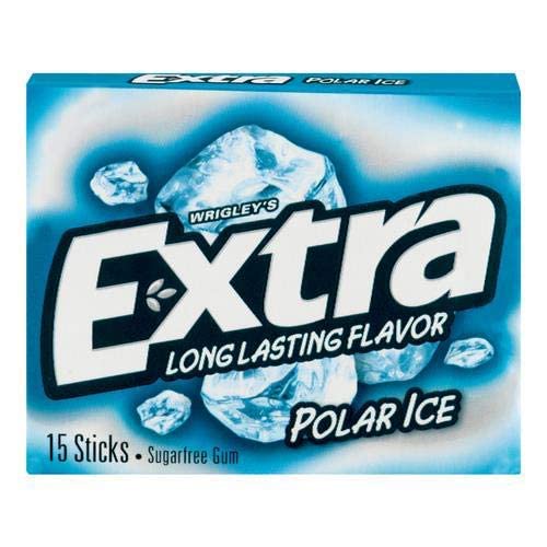 Wrigley'sExtra Polar Ice Gum Slim Pk 15 Pc (Pack of 4)