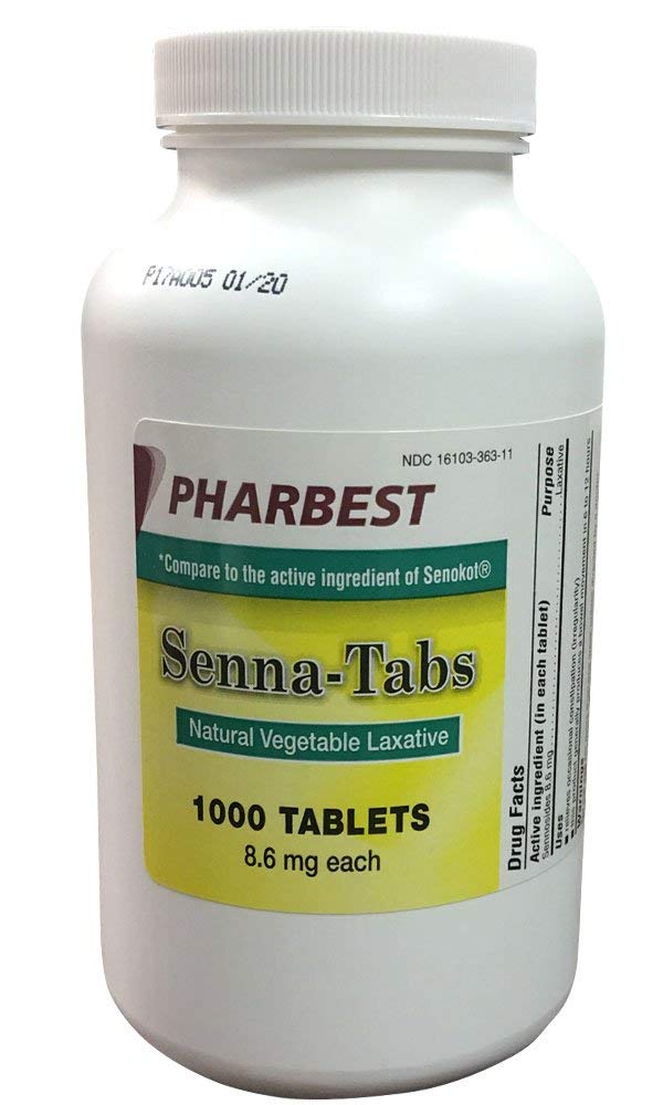 PHARBEST Sennamg Natural Vegetable Laxative Tablets