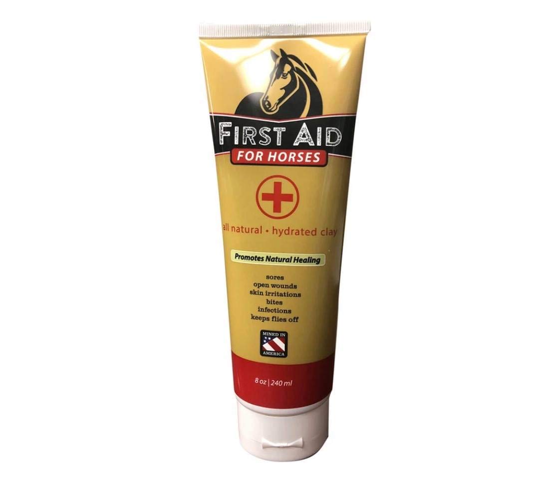 Redmond First Aid All Natural Hydrated Clay For Horses, 8 Ounce Tube