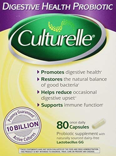 CulturelleDigestive Health Probiotic - 2 Boxes, 80 Capsules Each