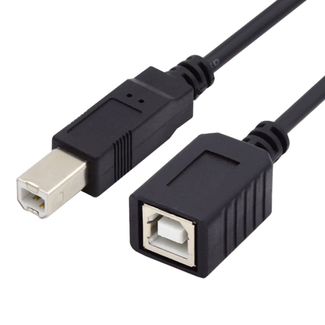 chenyangPrinter Scanner Disk USB 2.0 Type B Male to Female Extension Cable 20cm