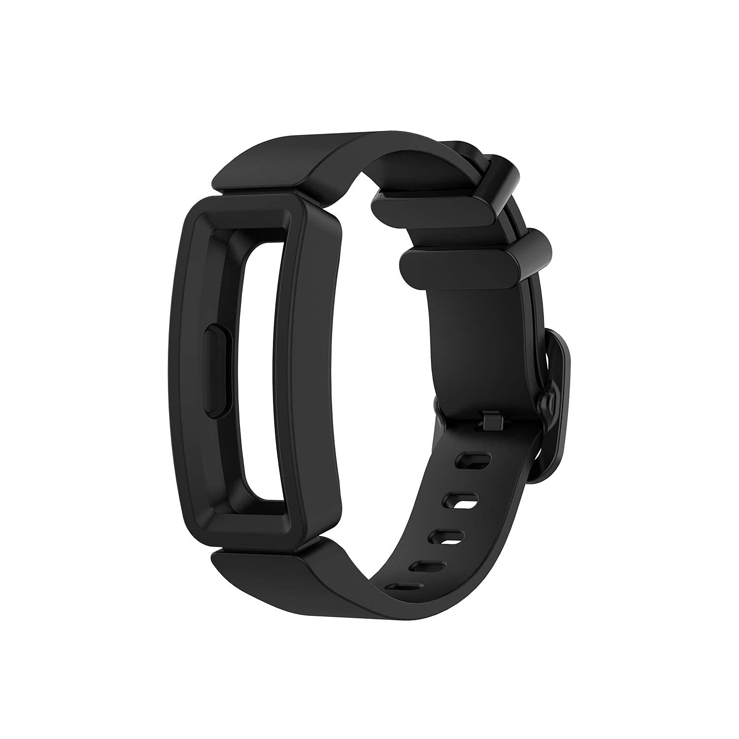 SKEIDO Replacement Soft Silicone Strap compatible with Fitbit ace 2 Fitbit Inspire/Inspire HR Smart Watch Band Bracelet Wristbands-Black