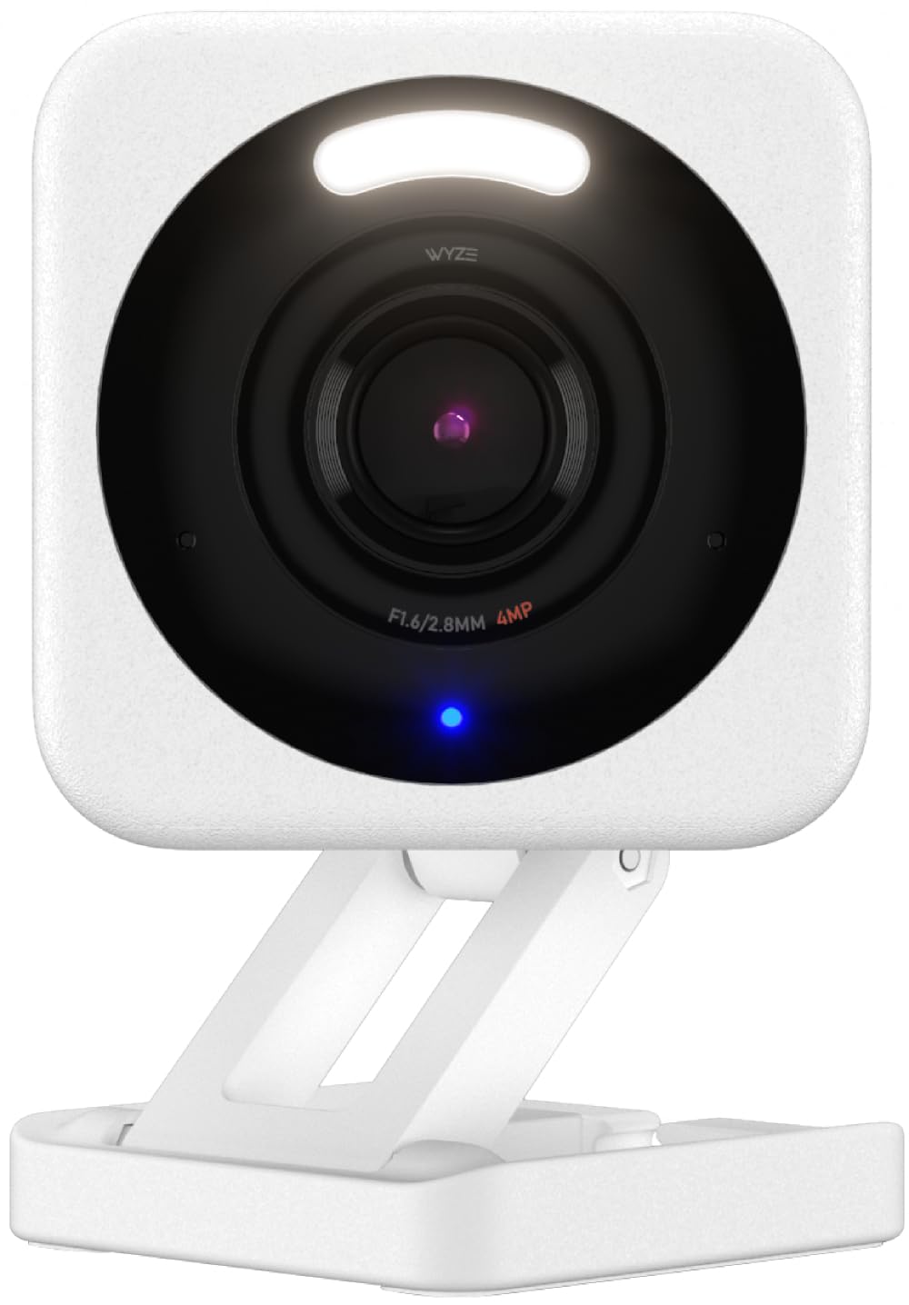 Wyze Cam v4, 2K HD Wi-Fi Smart Home Security Camera, Indoor/Outdoor Use, Pet/Baby Monitor, Motion Activated Spotlight/Siren, Enhanced Color Night Vision, 2-Way Audio, Local/Cloud Storage, Wired, White