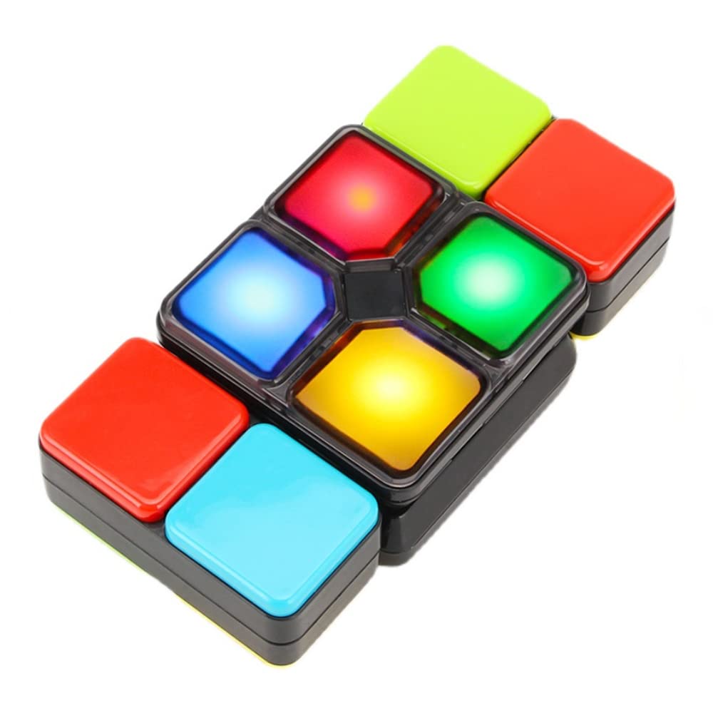 Masroo Electronic Handheld Game | Flip, Slide, and Match the Colors to Beat the Clock - 4 Game Modes - Multiplayer Fun,Super Addictive Fun Game for All Ages Challenging Level of Fun Flip Side