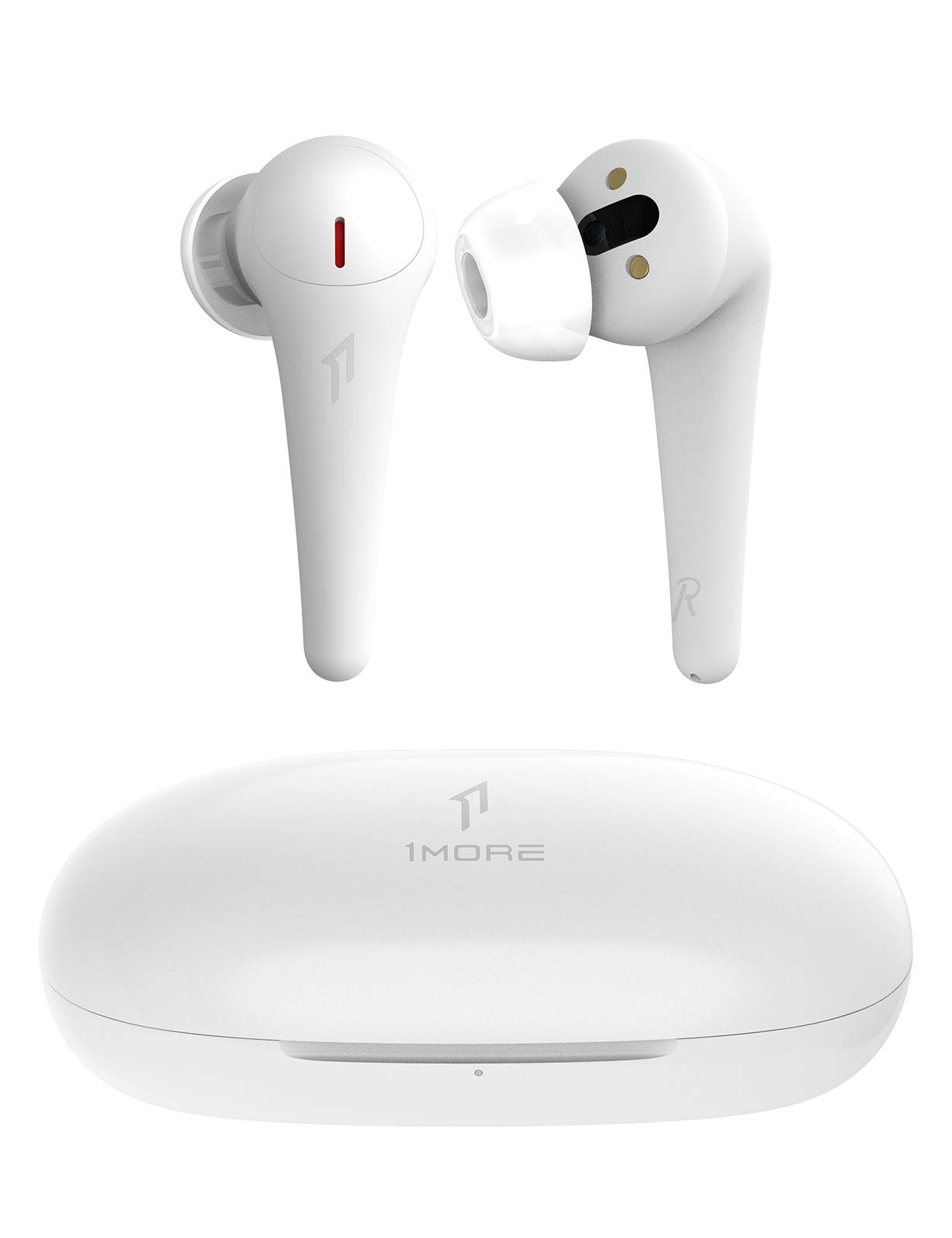 1MORE ES901 ComfoBuds Pro True Wireless Stereo Sound EarBuds, Adjustable ANC Modes With 6 Mics ENC Clear Call And Active Noise Cancelling | 13.4mm Driver Bluetooth 5.0 Type-C - White