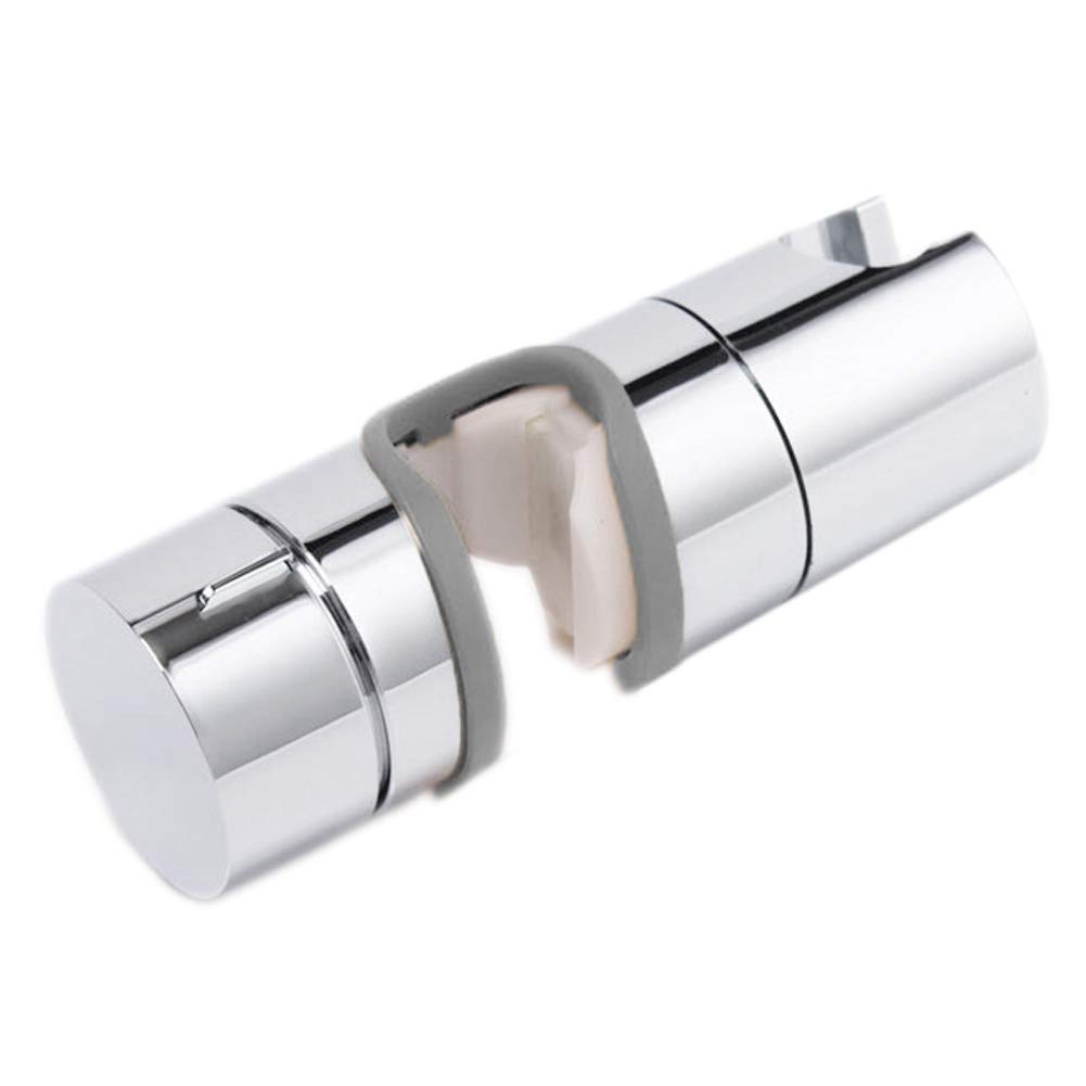 Cretty-Meet Universal 18-25MM Adjustable Replacement Hand Shower Rail Head Slider ABS Chrome Plated Clamp Holder Bracket