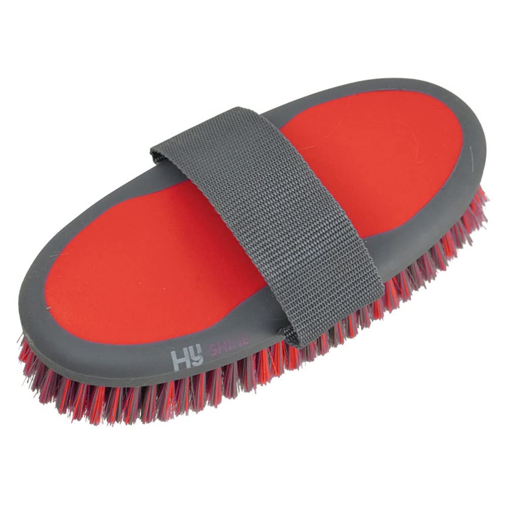 HySHINE Active Groom Body Brush (One Size) (Chilli Red)