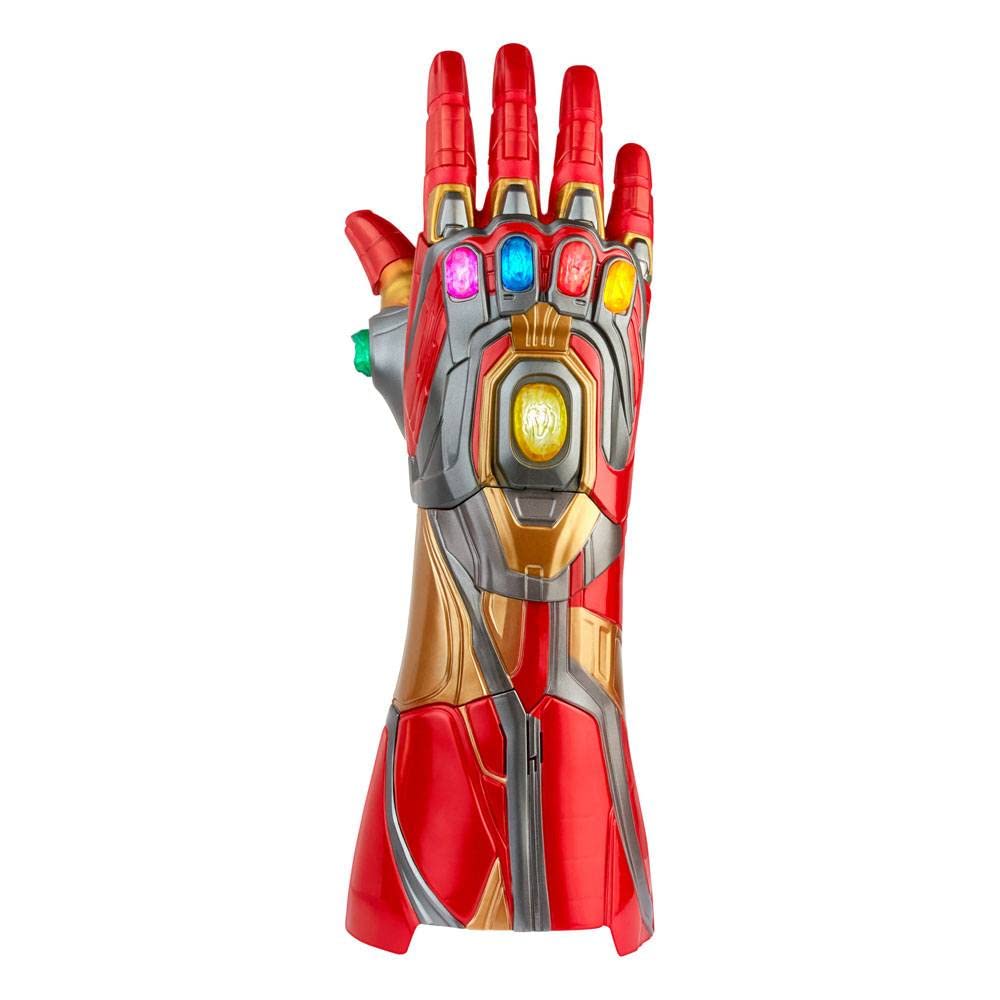 Marvel Legends Series Iron Man Nano Gauntlet Articulated Electronic Fist with Lights and Authentic Movie Sounds and Removable Infinity Stones