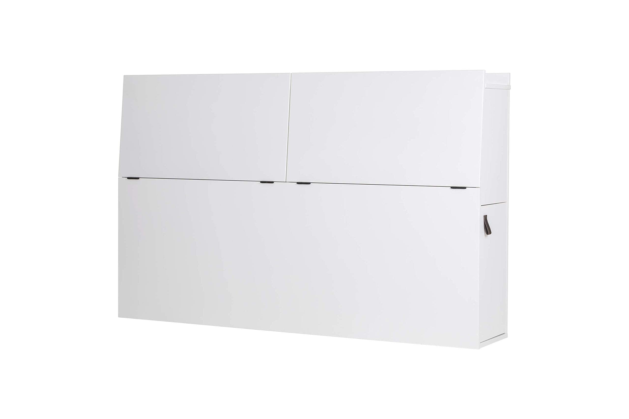 MemomadBali Storage Headboard (Queen Size, Off White)