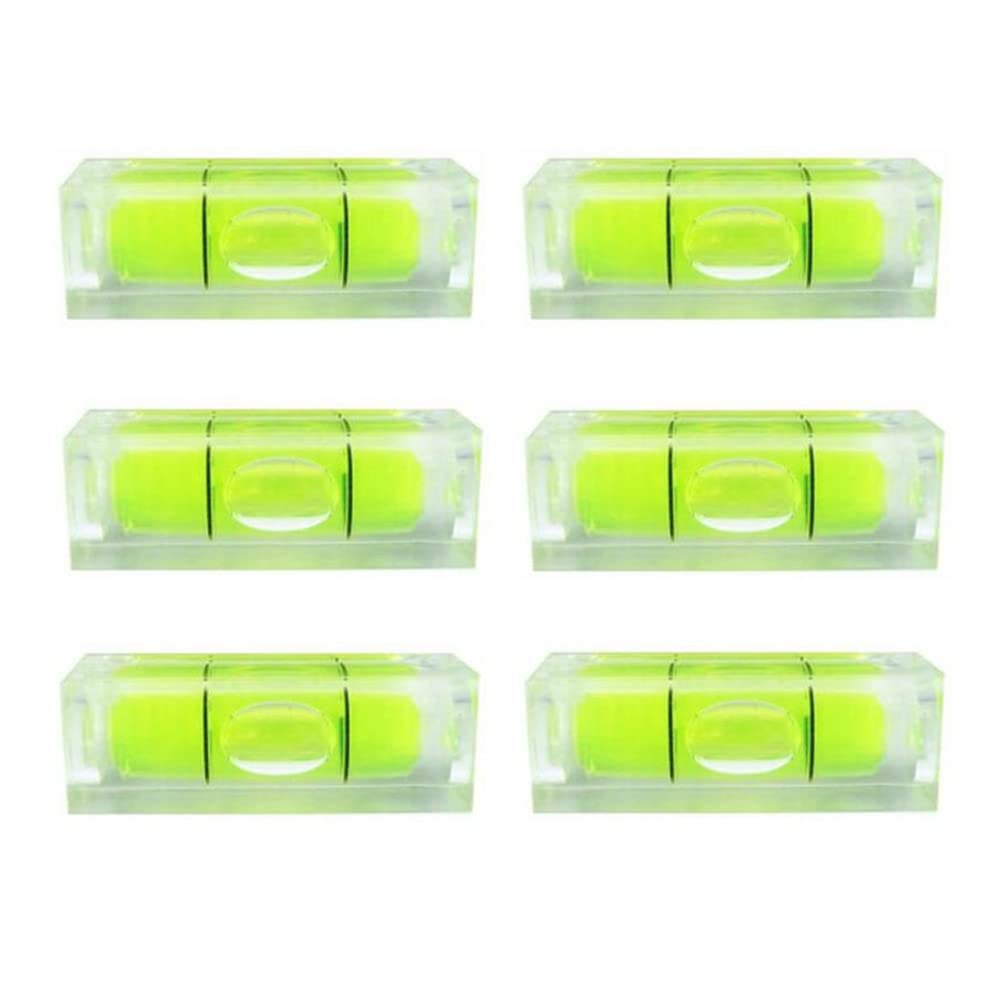 SIZIKJXGHWYI 10PCS Small Bubble Level Frame Mural Hanging 10x10x29mm Mini Square Spirit Level Picture Hanging Levels Mark Measuring Instruments Layout Tools