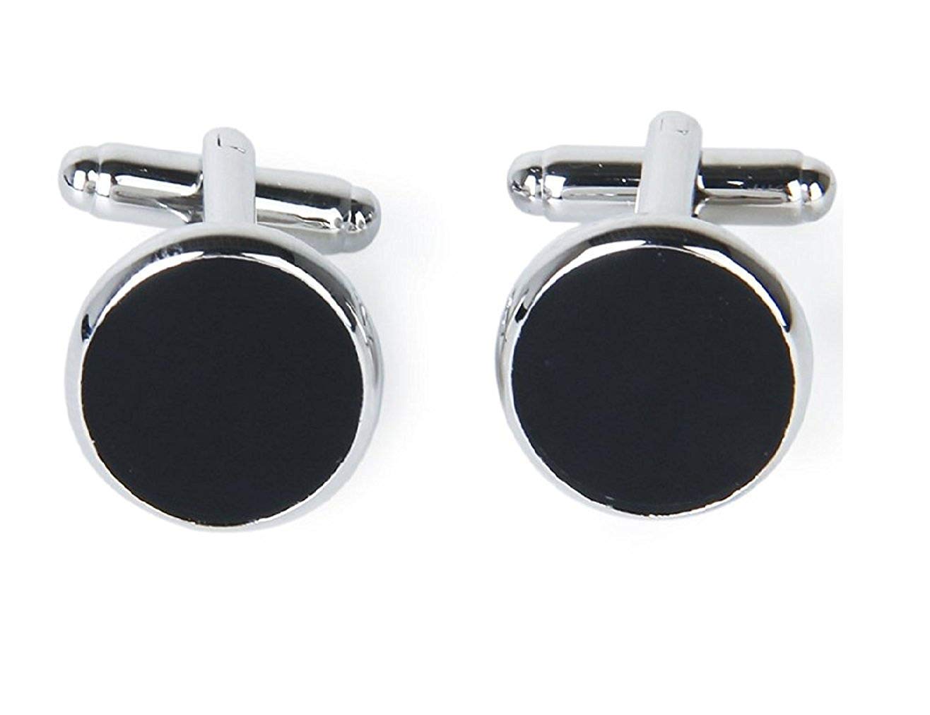 Finix Boy Silver Black Cufflinks Set