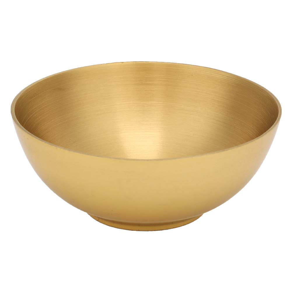 EvonecyPure Bowl Ritual Buddhist Bowl, Buddhist Supply Buddhist Offering Bowl, 3.2 inch for Buddhist Temple, Default, Brass