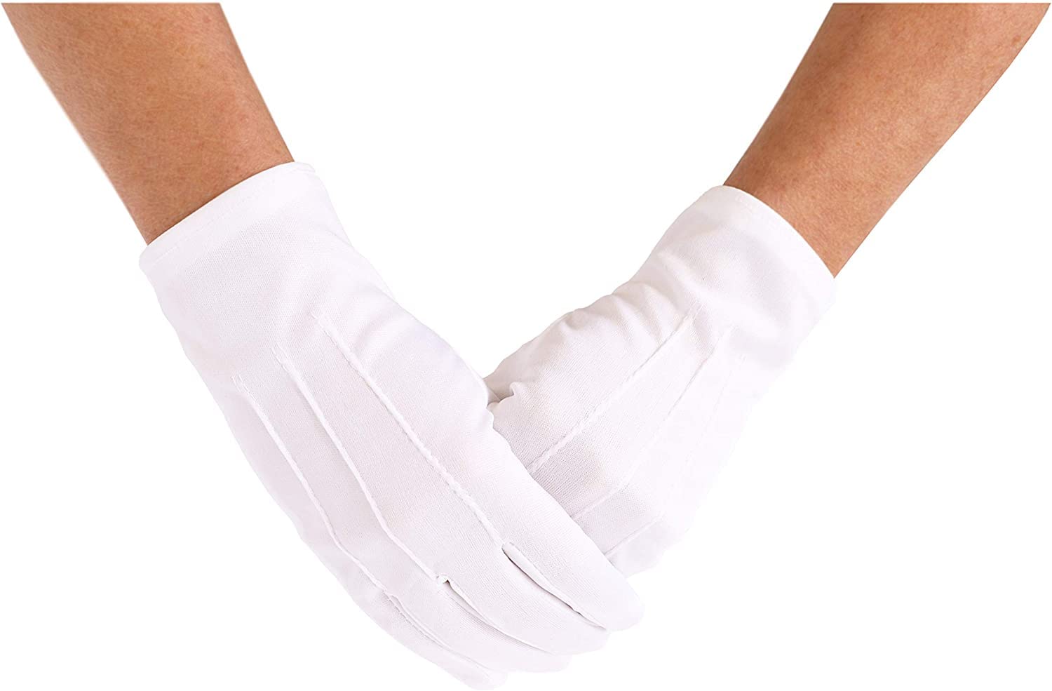 CHILDS WHITE GLOVES FANCY DRESS COSTUME IDEAL FOR MAGICANS SANTA ACCESSORY KIDS