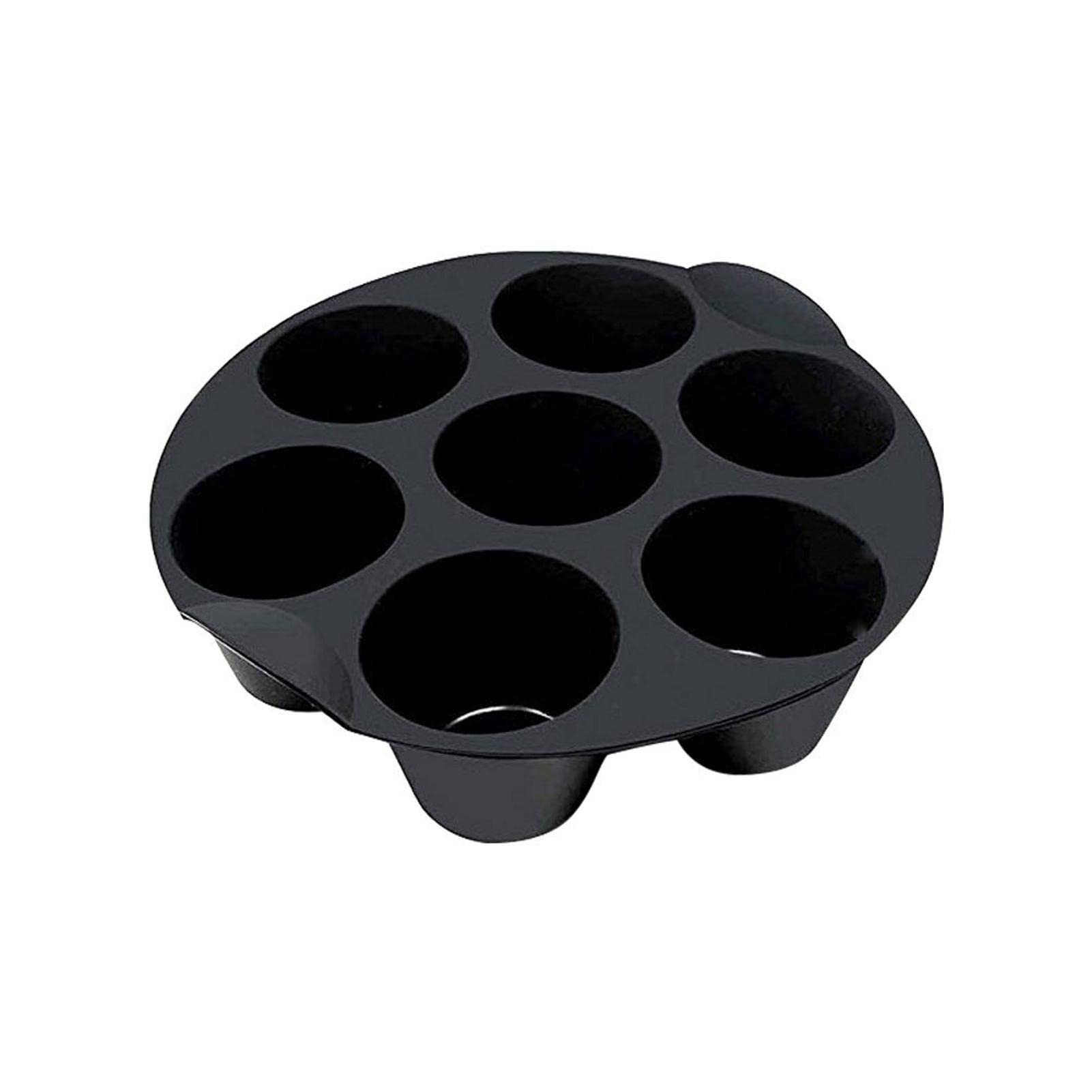 18cm/ 21cm Air Fryer Muffin Cups, Silicone Muffin Cake Cups, 7 Cups Round Muffin Mold, Can Be Used for Making Cakes, Muffins,Chocolates, Easy to Clean(size:18cm/7.09inch)