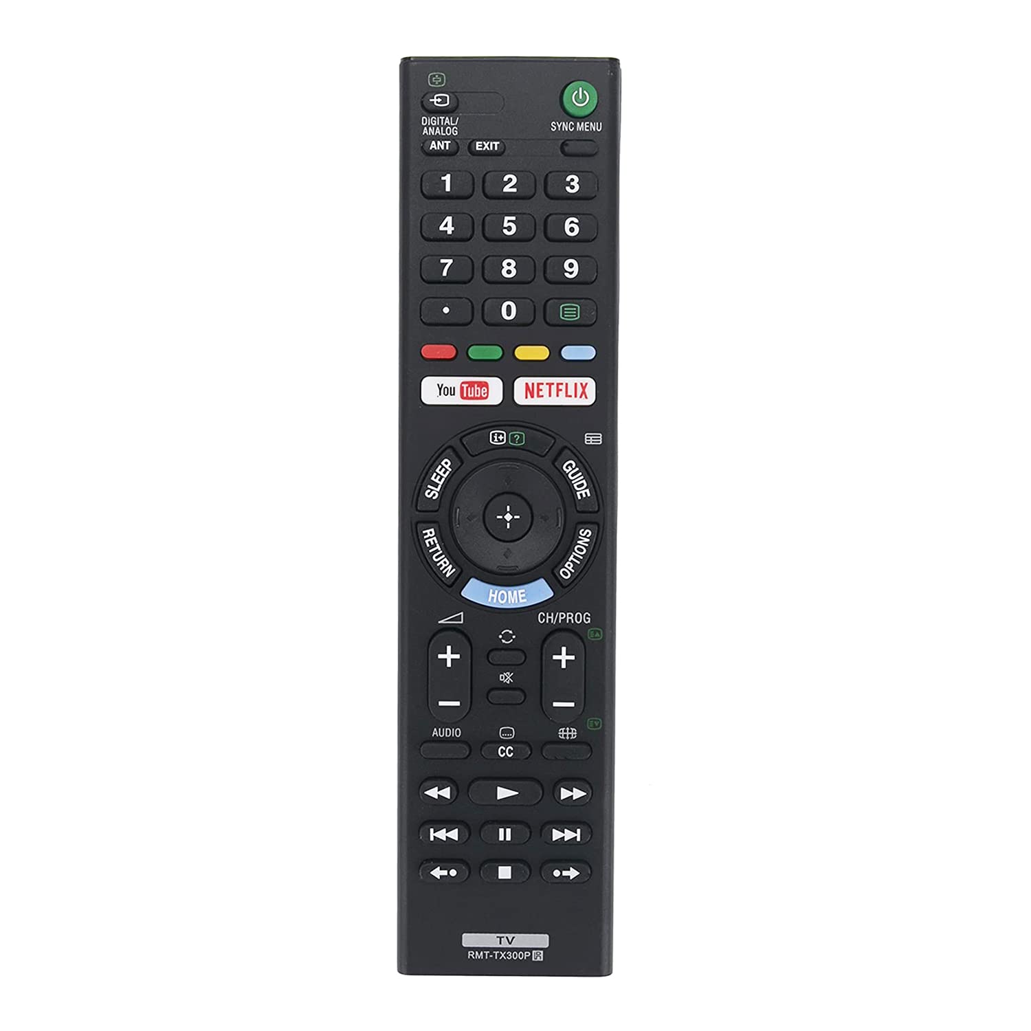 ALLIMITY New RMT-TX300P Replaced Remote Control fit for Sony BRAVIA 4K TV RMT-TX300B RMT-TX300U KD-65X7000E KD-55X7000E KD-49X7000E KD-43X7000E, Infrared