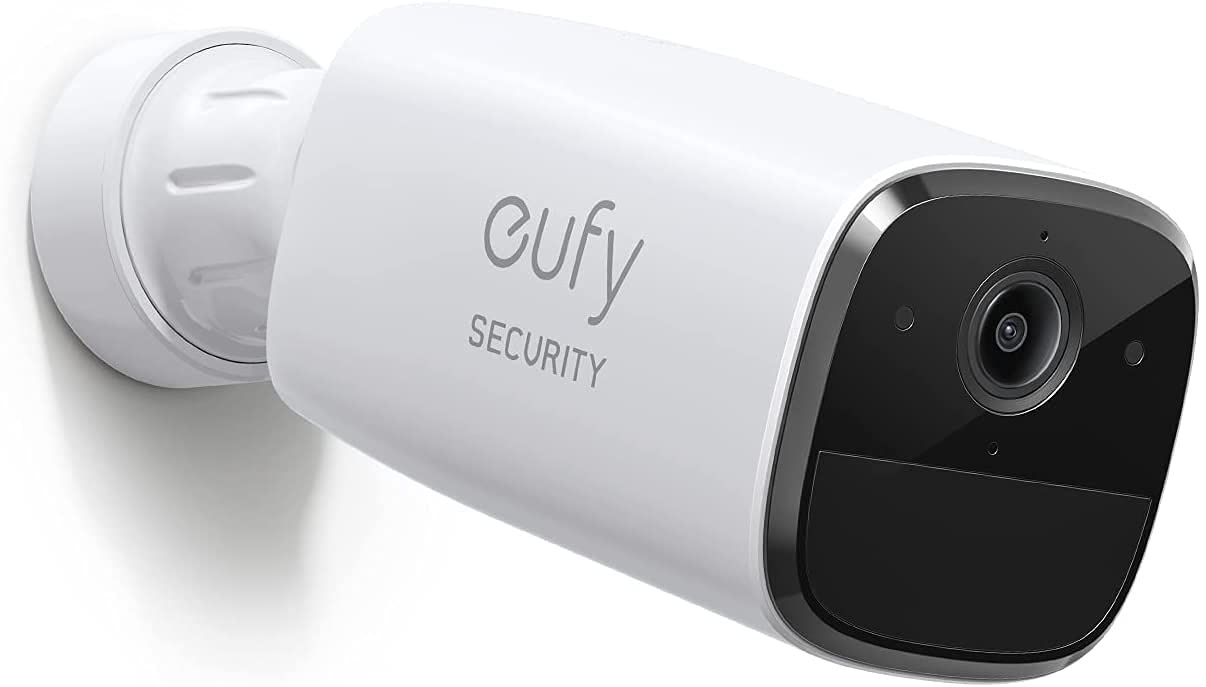 eufy Security, SoloCam E40, Outdoor Security Camera, Wifi, Wireless, Wire-Free, Advanced AI Person-Detection, Two-Way Audio, 2K Resolution, 90dB Alarm, IP65 Weatherproof, No Monthly Fee