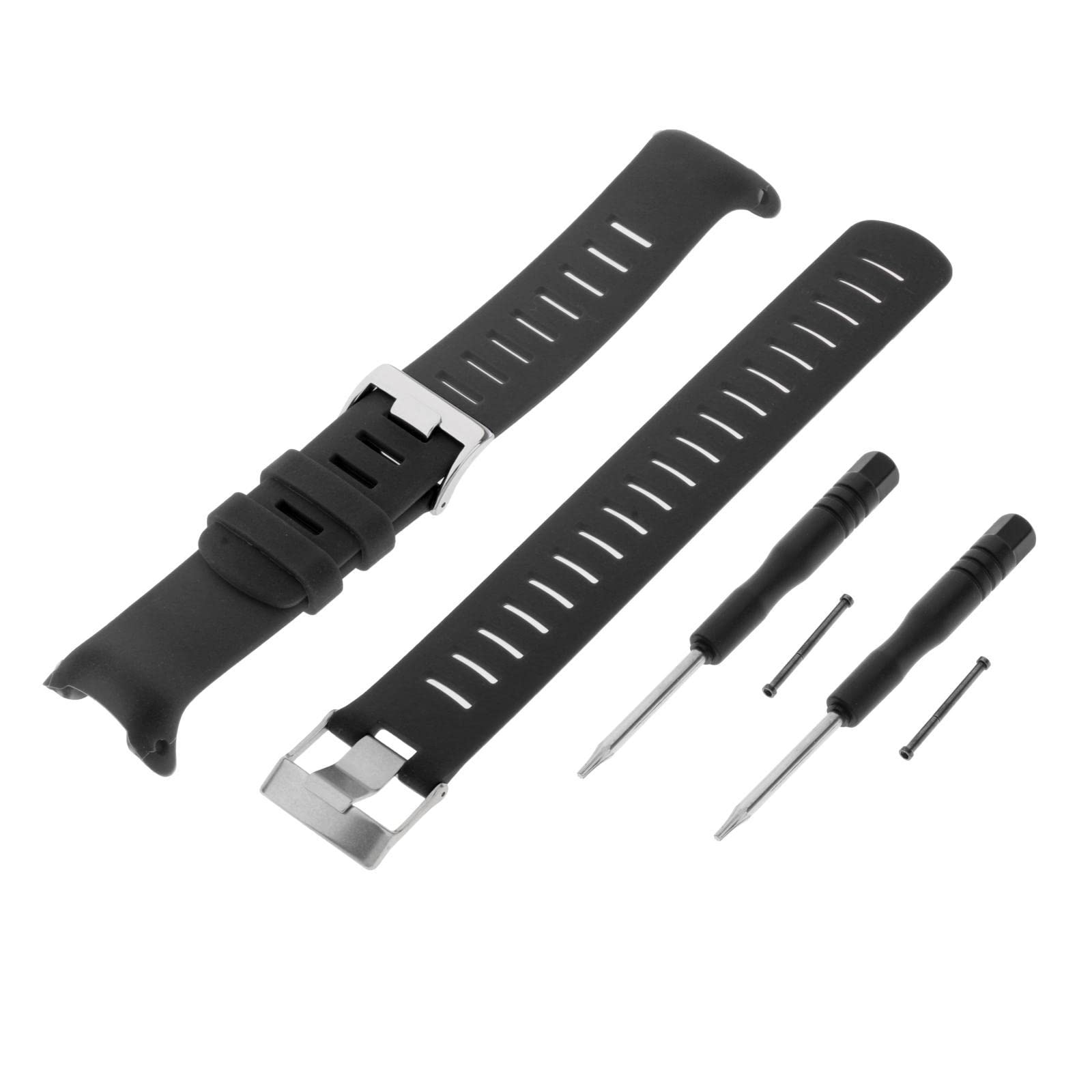 LOOM TREESports Watch Silicone Band Strap for Suunto D4 / D4i / D4i Novo Watch Black