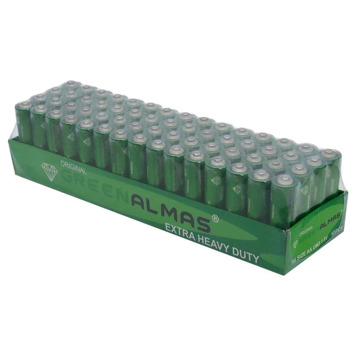 FITTO AA Batteries 60 Pack – Long-Lasting Power Alkaline Batteries for Everyday Devices, High-Performance, Reliable Shelf Life, Leak-Proof Design, Ideal for Remotes, Toys, and More