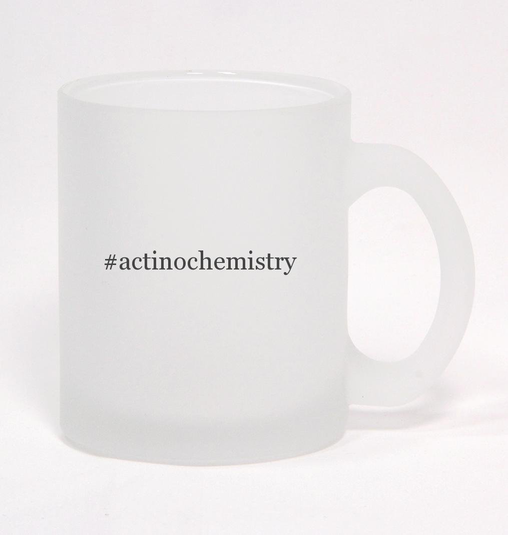 Los Drinkware Hermanos #actinochemistry - Hashtag Frosted Glass Coffee Mug 10oz