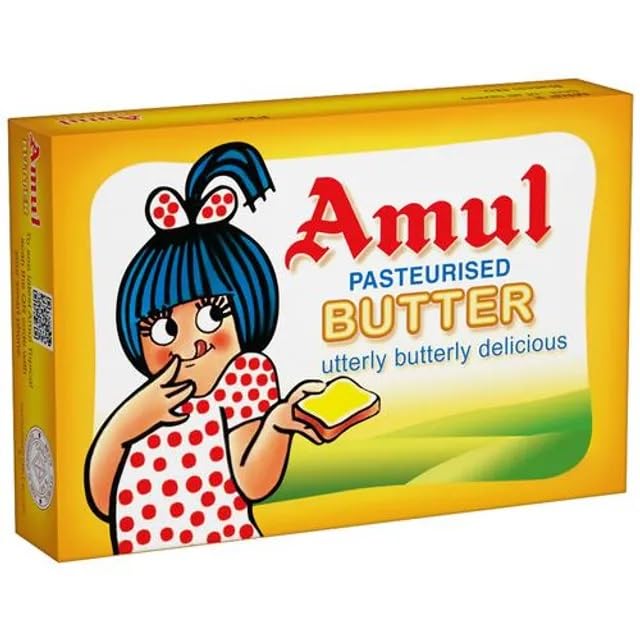 Amul Butter Pasteurised, 100 Grams