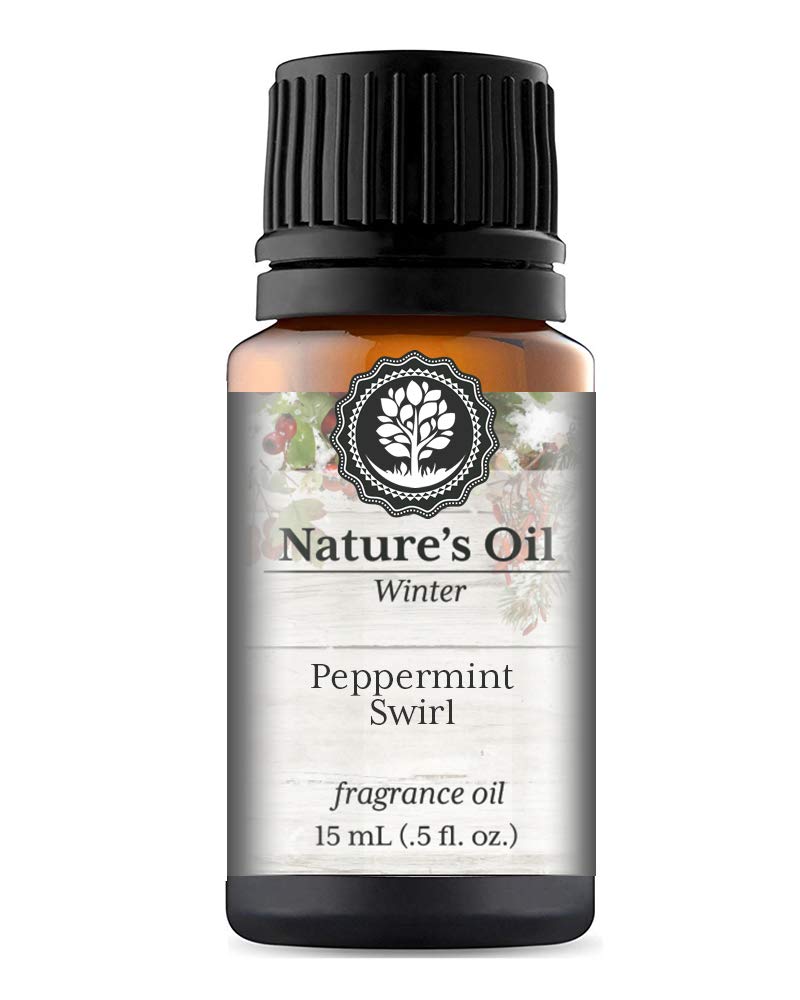 Peppermint Swirl Fragrance Oil (15ml) For Diffusers, Soap Making, Candles, Lotion, Home Scents, Linen Spray, Bath Bombs, Slime