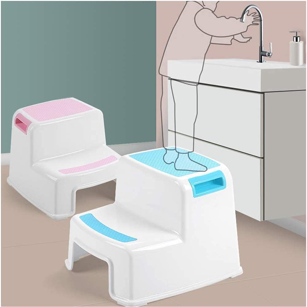 DROZIP Kids Step Stool and Toilet Seat - Toilet Steps for Toddlers,Fun Bathroom Toilet Training Versatile Two-Step Design for Growing Children Toddler's Stool for Potty Training