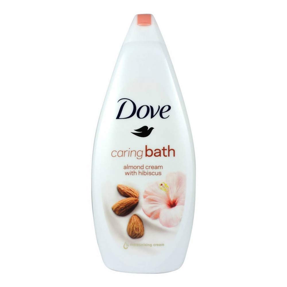 Dove Caring Bath Purely Pampering Almong & Hibiscus, 500 ml, Pack of 6