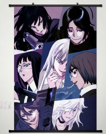 Wall Scroll Poster Fabric Painting For Anime Jormungand Perfect Order Main Characters 011 S