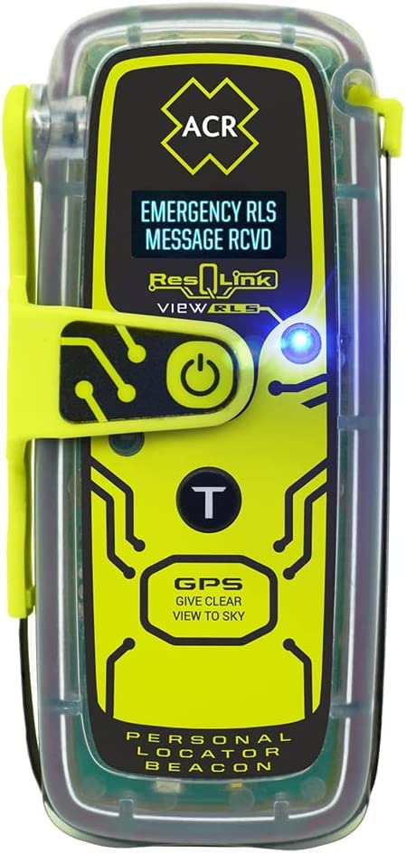 ACR ResQLink View Returnlink RLS- Buoyant GPS Personal Locator Beacon GPS Satellite SOS Emergency Personal Locator Beacon - Programmed for UK Registration