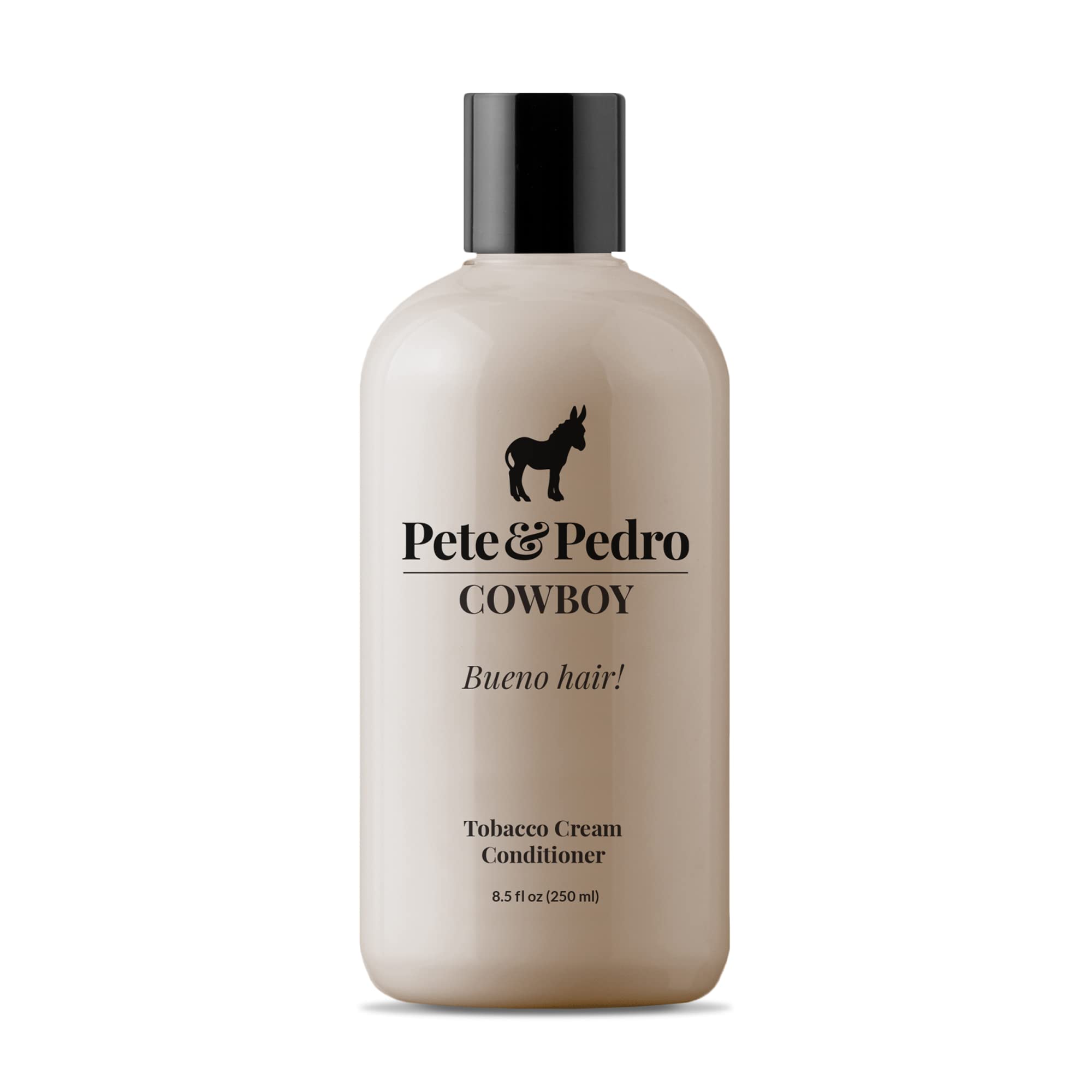 Pete & PedroCOWBOY - Tobacco Soft Cream Lightweight Conditioner for Men | Smells Incredible, Hydrates Hair Without Weighing It Down | As Seen on Shark Tank, 8.5 oz.