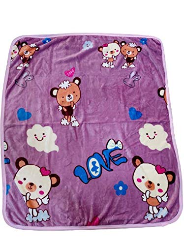 Dazzlia Kids Winter Blanket Double Layer Heavy dohar/rajai Baby Blankets for Infants & Toddlers Warm for Use in Winters, Air Conditioned Rooms, 0-5 Years (Cream)