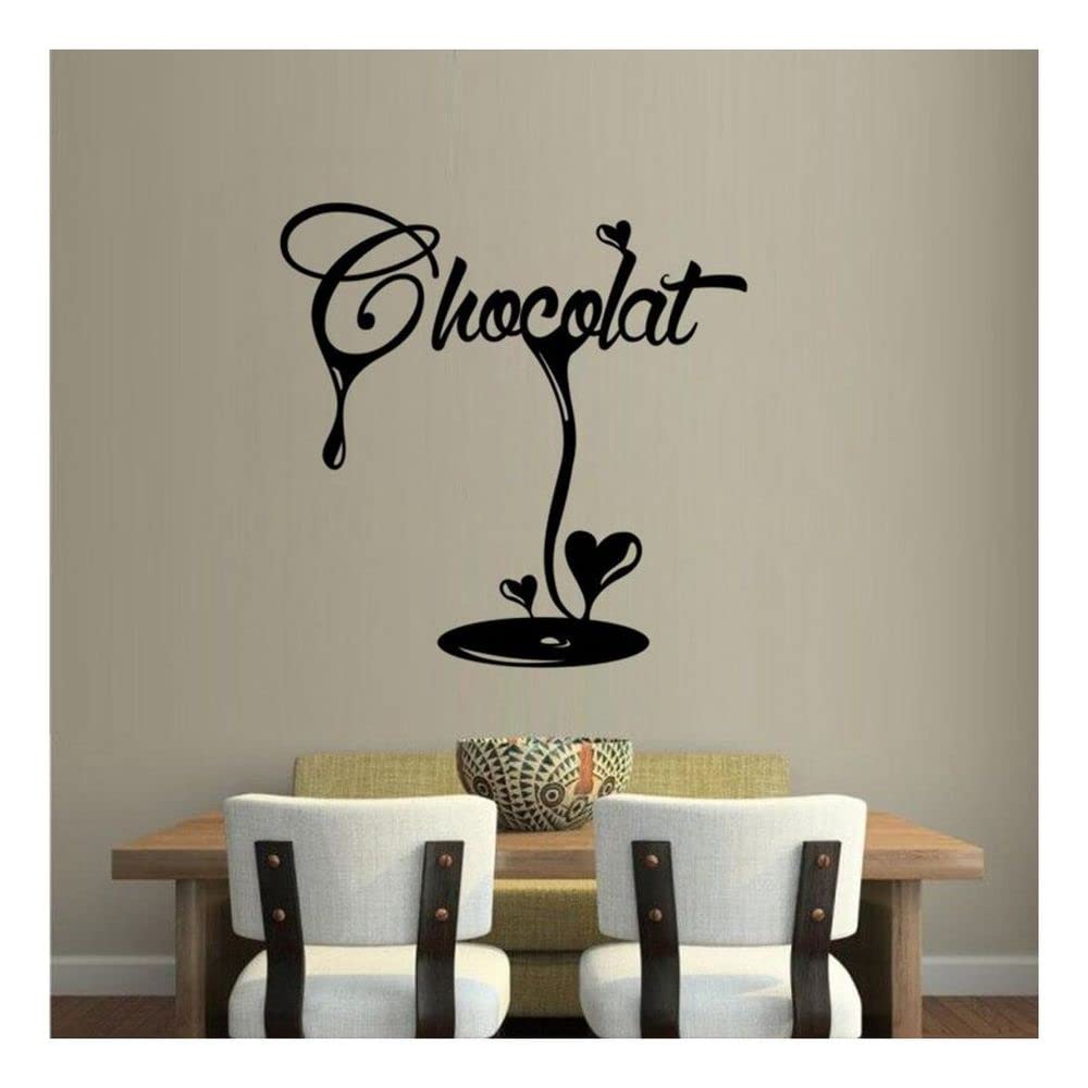 GADGETS WRAP Creative Chocolate Fudge Restaurant Kitchen Wall Stickers Home Decor Vinyl Wall Decoration Sticker