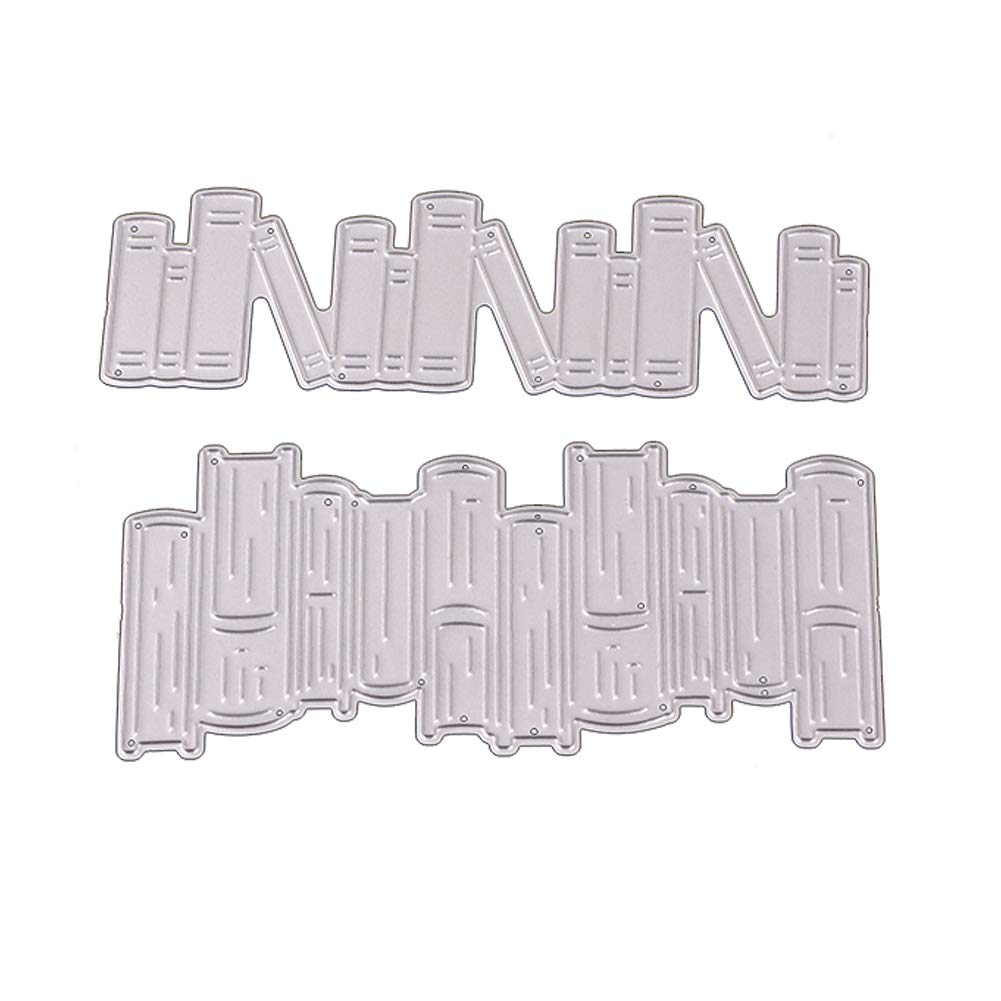 Metal Cutting Dies, Dream_Light Carbon Steel Books Die Cuts Stencils Templates for DIY Scrapbooking Embossing Photo Album Paper Card Making Crafts Home Party Decoration