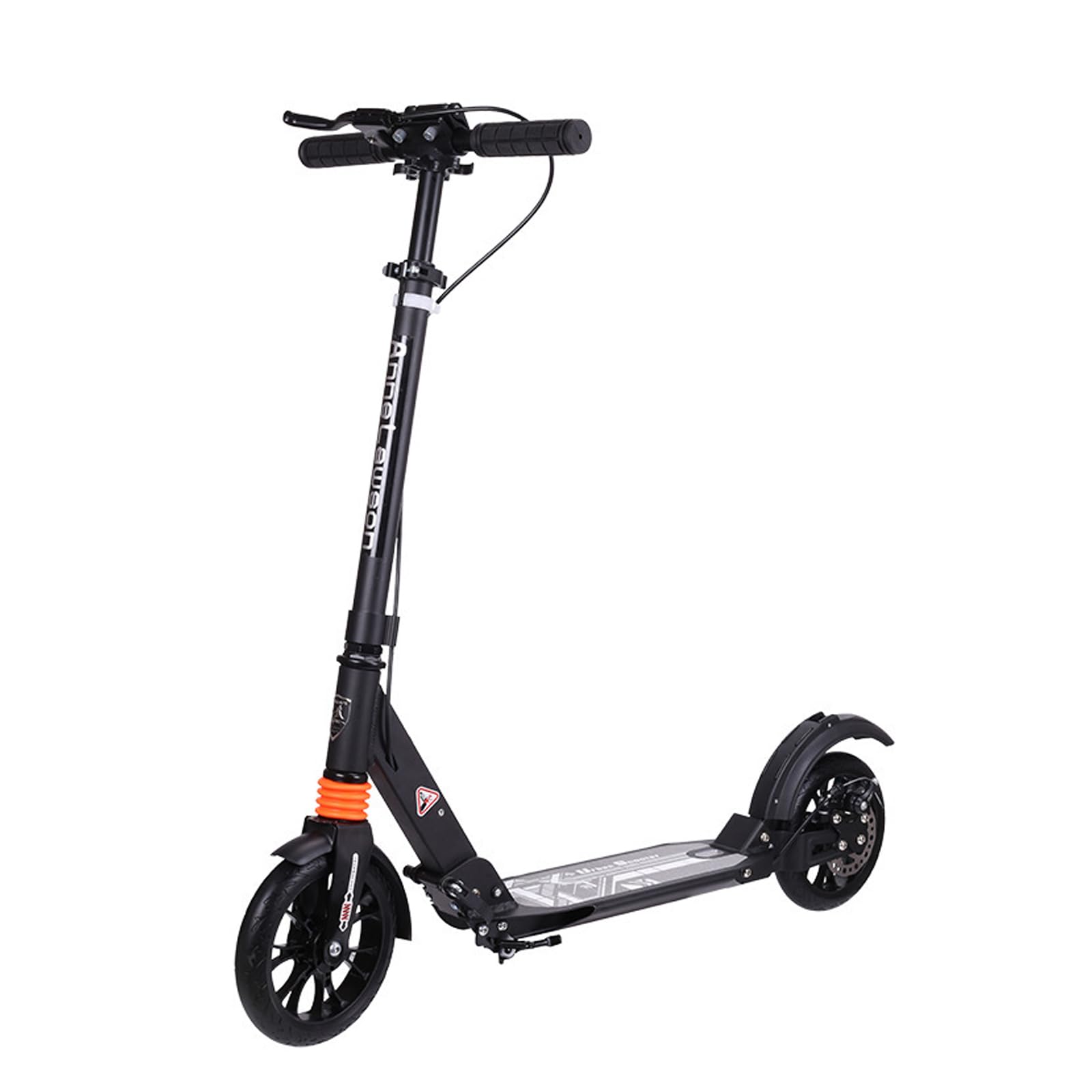 GLDDFDG Foldable Kick Scooter for Adults & Kids, Quality Aluminum Alloy,Anti-Slip Rubber Grips,Adjustable Height, Extra-Wide Deck,Large Wheels, Dual-Brake System and Dual Shock-Absorbing for A Smoot