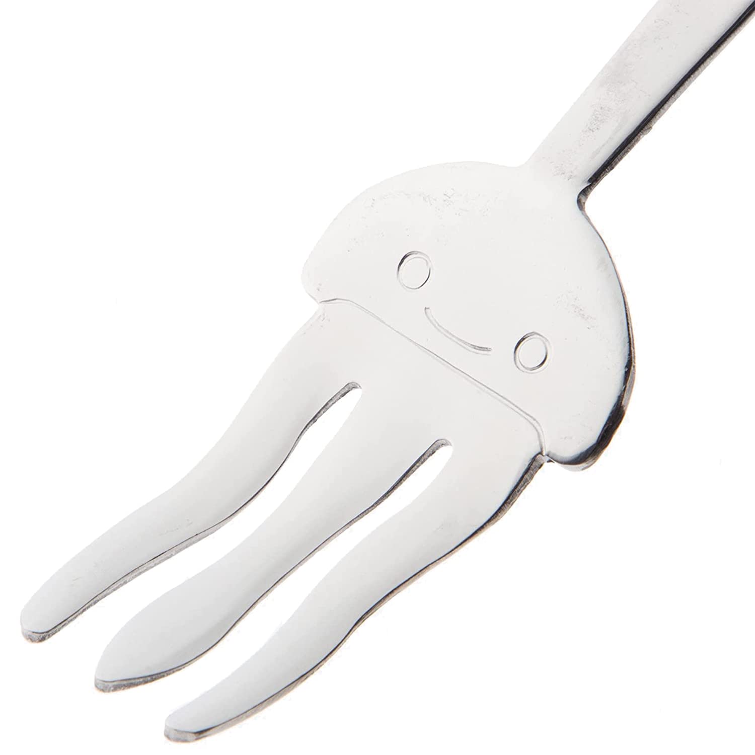 NagaoPetite Marine Stainless Steel Cutlery Jellyfish Fork, Set of 2, Made in Japan