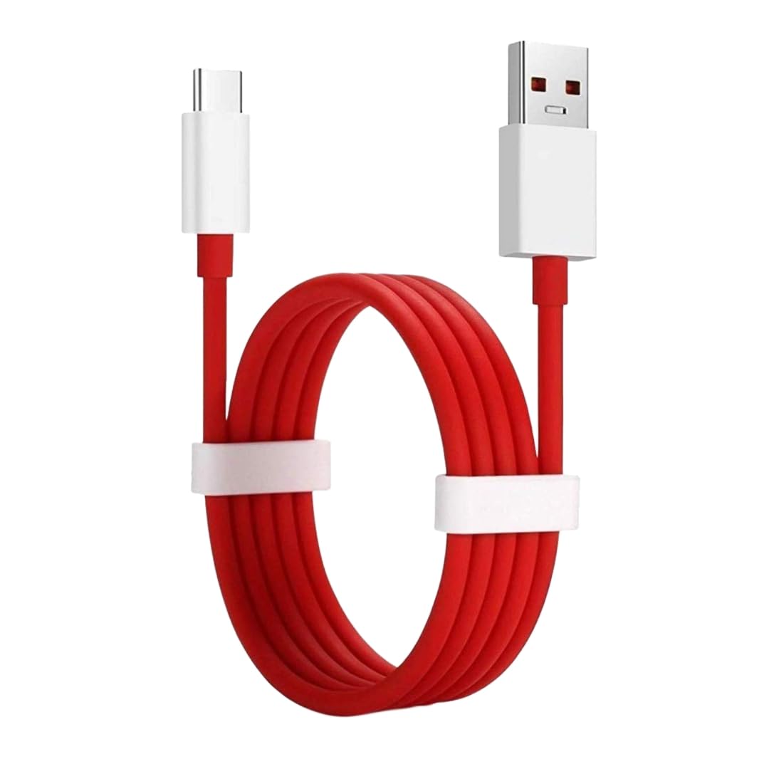 AVAXON 100W SuperVOOC Fast Charging USB To Type C Cable Compatible with oneplus 11/11R/10 Pro/10R/10T/Nord 2T/Nord CE 3 Lite/9RT/9R/9T/8/8 Pro/7 Pro/7/7T (Only Cable)