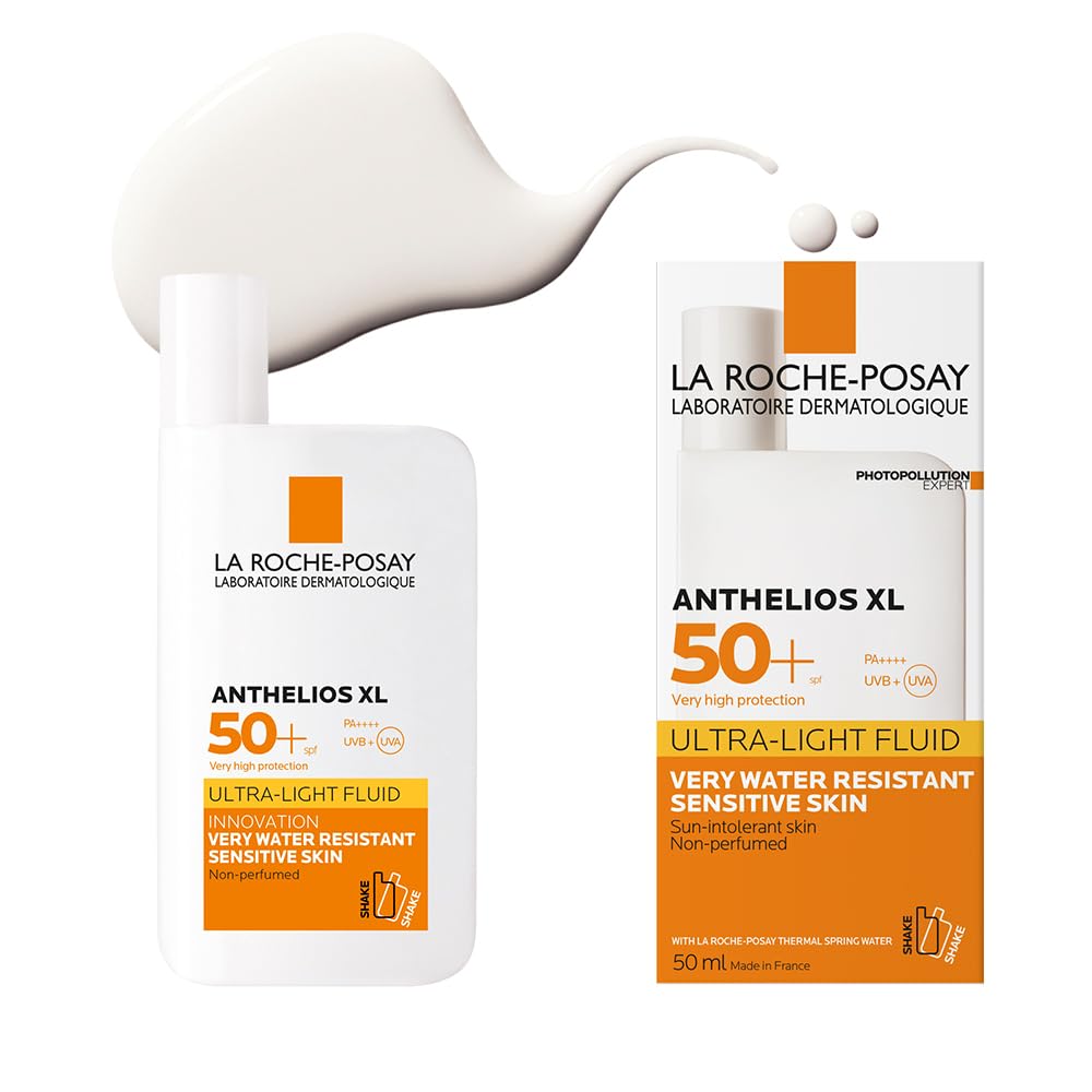 La Roche-Posay Anthelios XL Ultra-Light Non-Perfumed Fluid SPF 50 for Unisex - 50 ml - Sunscreen