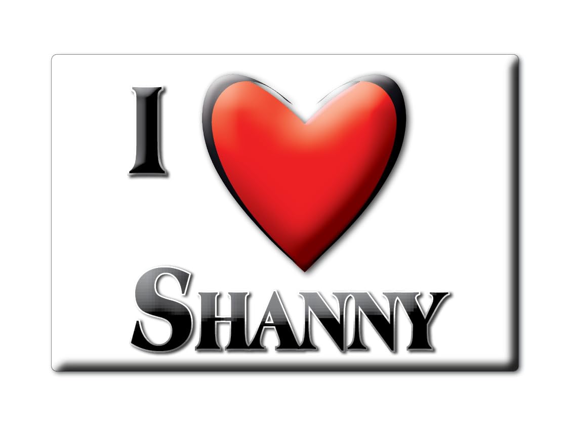 Shanny Magnetic Fridge Magnet Names Gift Idea Joke Birthday Graduation Birth Valentine's Day